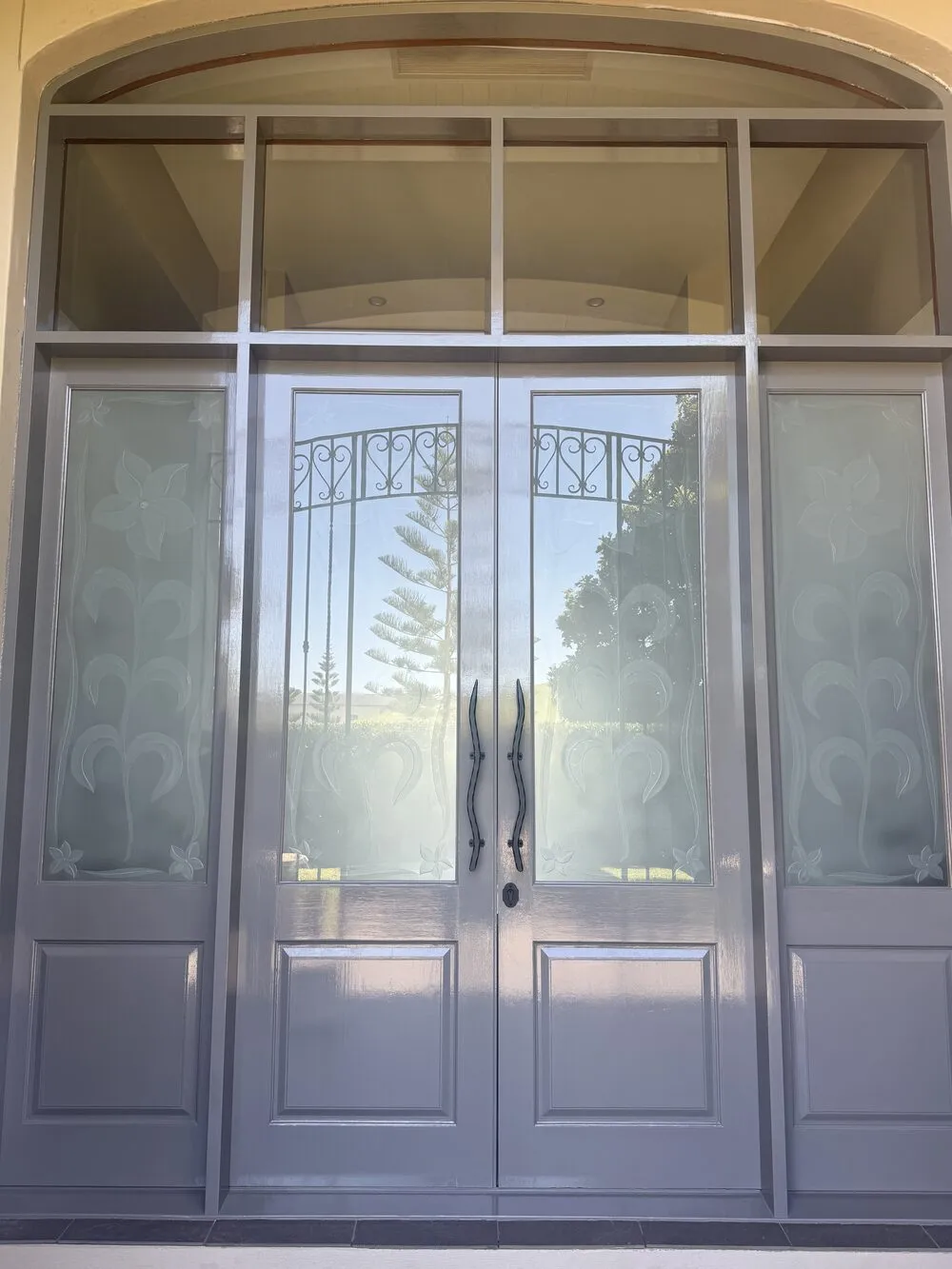 After - Arched Entry Doors