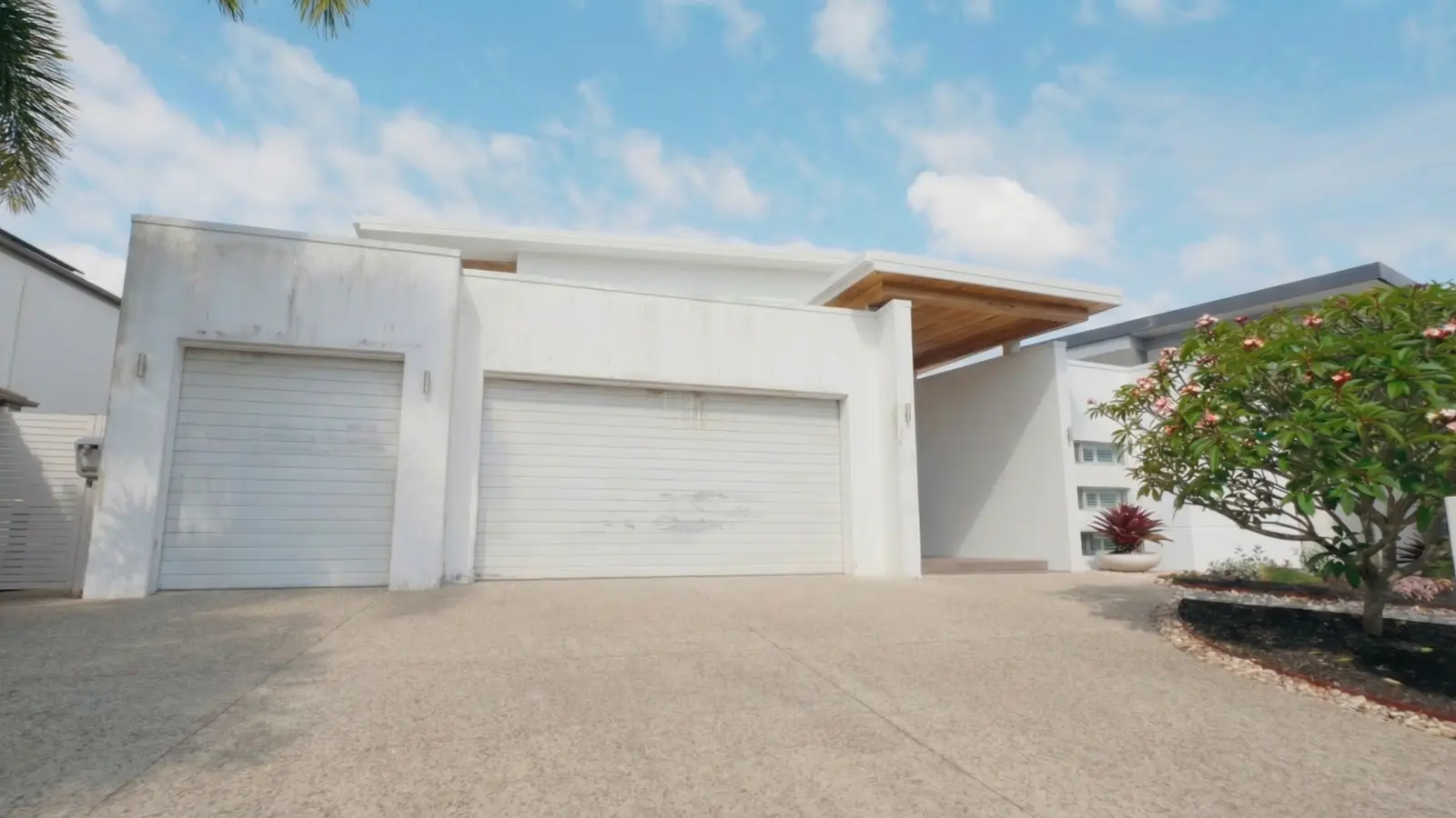 Before - Garage & Front Facade