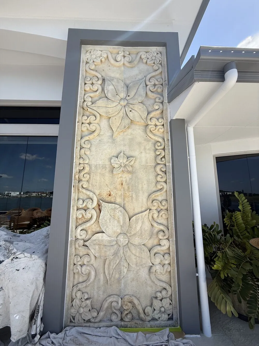 Before - Carved Feature Panel
